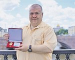 Наш постоянный автор Андрей Объедков награжден медалью "XXX лет МЧС России"